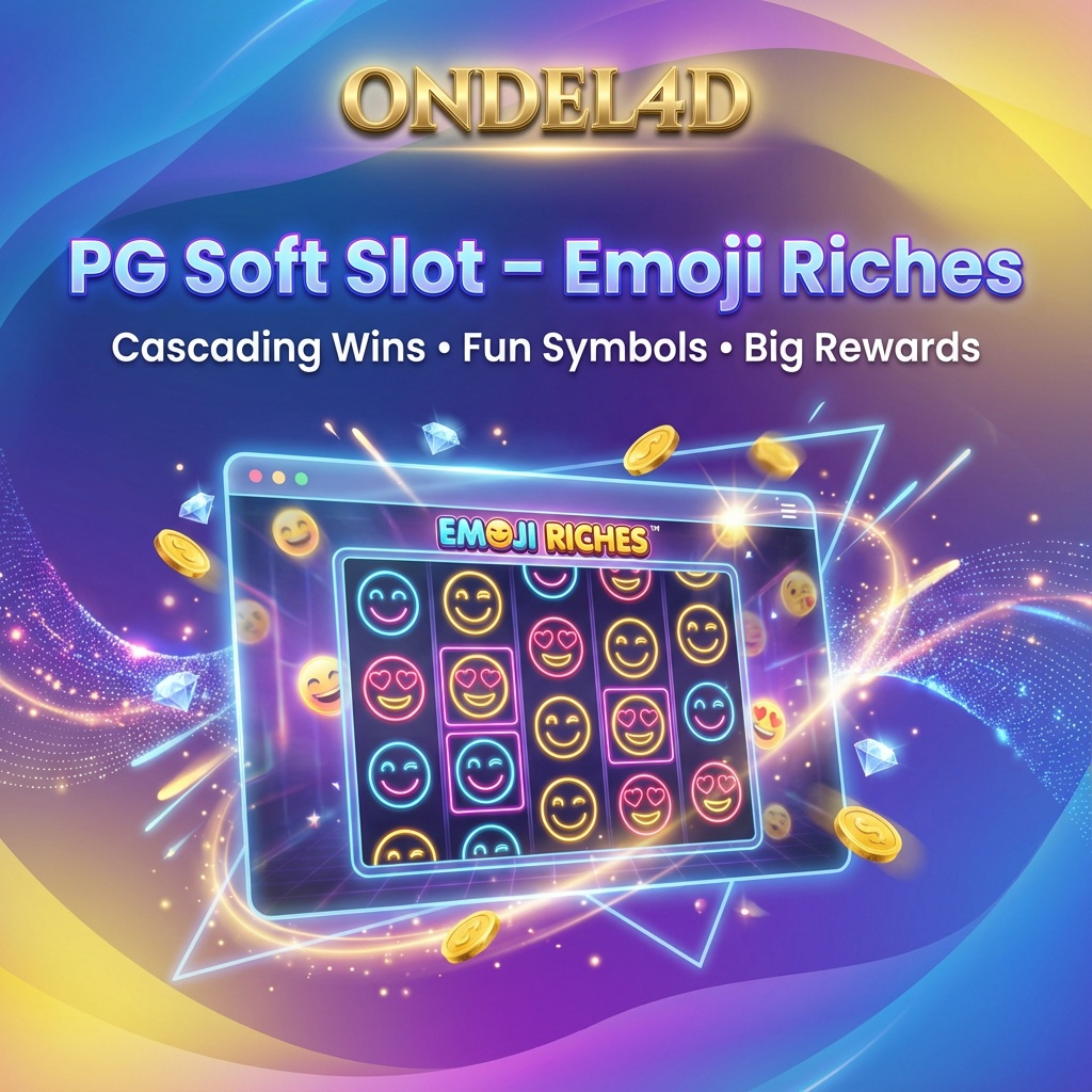 Slot PG Soft Emoji Riches di ONDEL4D: Slot Modern Penuh Ekspresi dan Cuan